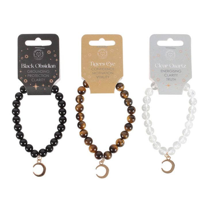 Something Different Wholesale - Wholesale Charm/dangle bracelet - Set of 36 Healing Crystal Astrology Bracelets in Display Box3