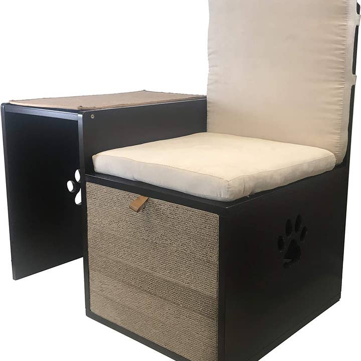 Penn-Plax - Wholesale Pet Scratcher - Cat - Cat-Walk Furniture: Love Seat Bench & Play Hide2