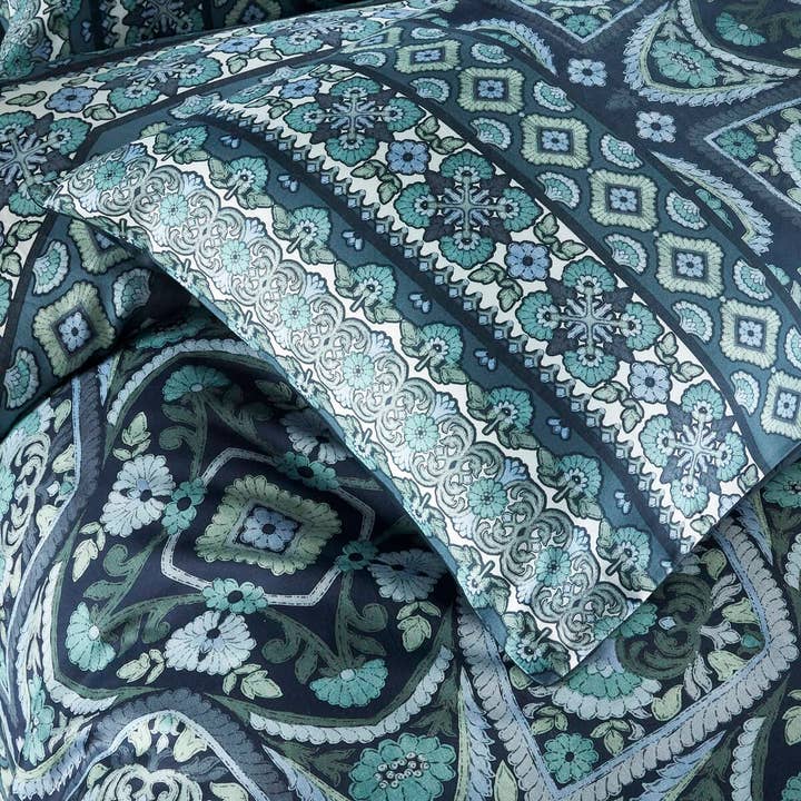 Vantona Boutique Kizzi Mandala Duvet Cover Set - Navy for wholesale on Faire2