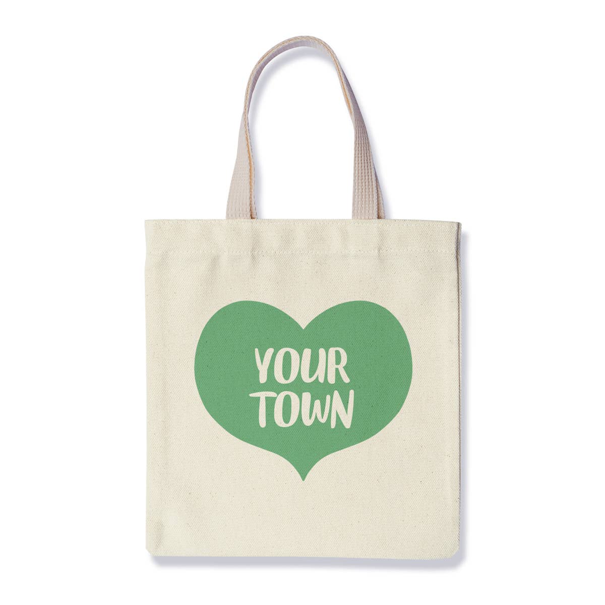 Rock Scissor Paper – Großhandel Tragetasche – Damen – Personalisierte City-Tragetasche — großes Herz mit Aufschrift „Name Drop“ -Design16