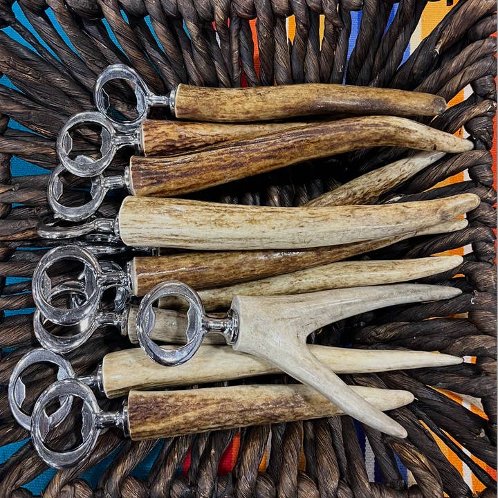 Montana Antler Mercantile - Wholesale Bottle/Wine Opener - Antler Bottle Opener
