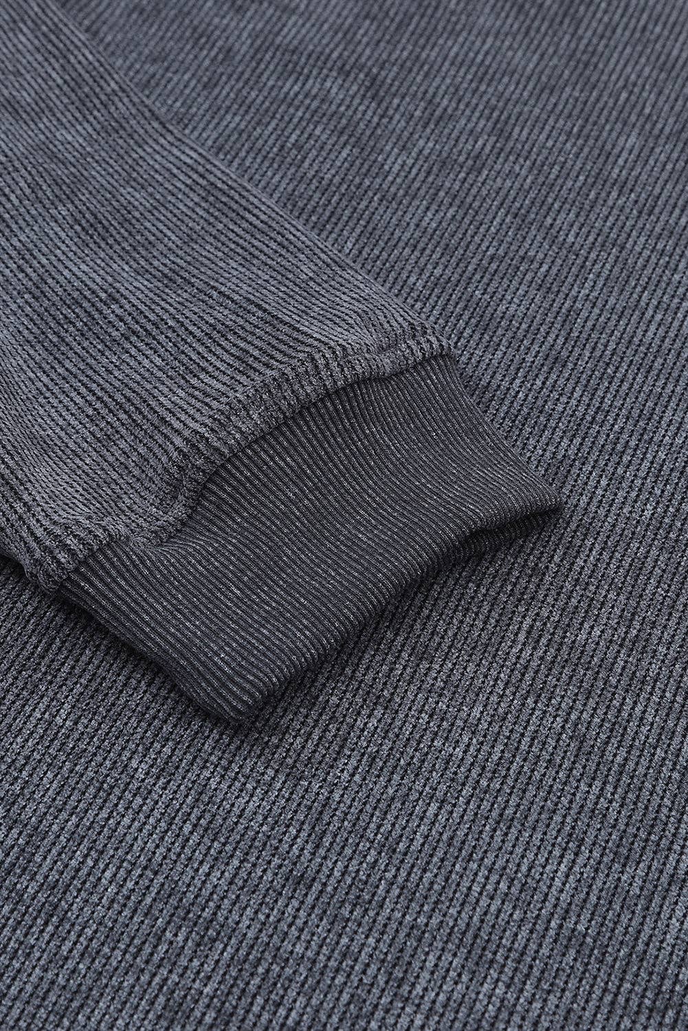 Suhkasana - Vendita all'ingrosso Felpa - Donna - Felpa casual personalizzabile a coste in maglia a girocollo.41