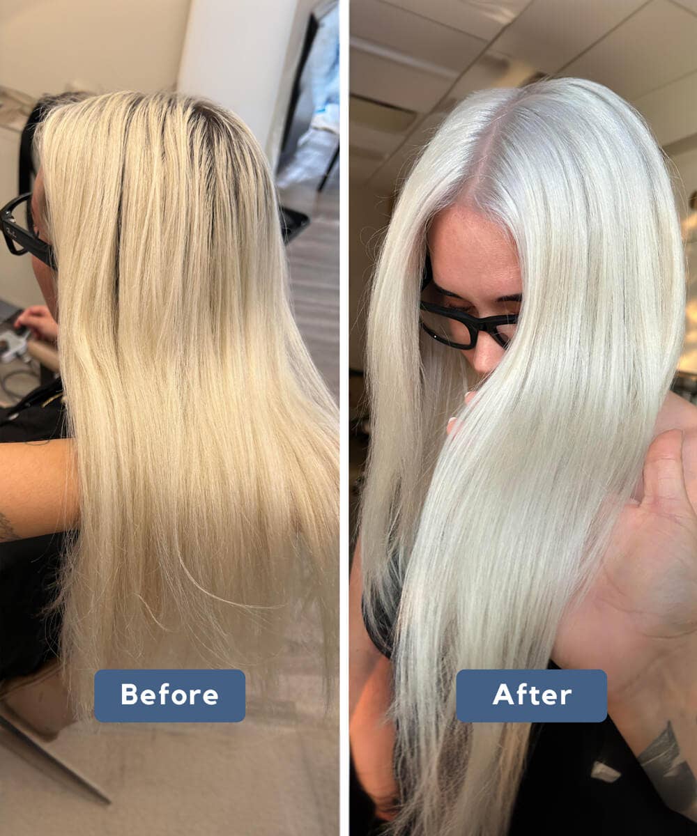 Plaine Products - Wholesale Hair Shampoo - Purple Shampoo 10 oz (pump not included) Reusable packaging2