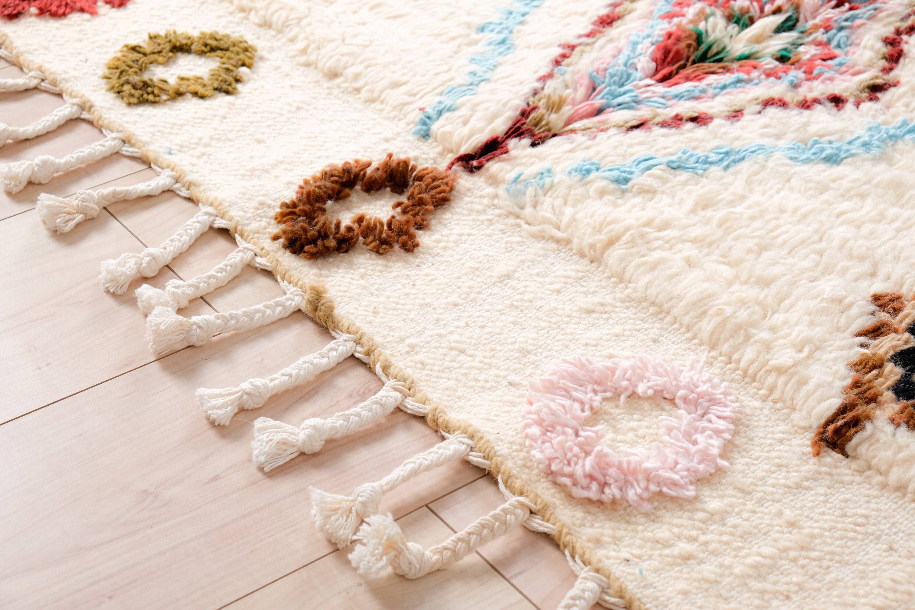 Moroccan Woven Treasures – Großhandel Teppichvorleger – Bunter marokkanischer Teppich, Berberteppich, Shag-Teppich, 9x12-Flächenteppich8