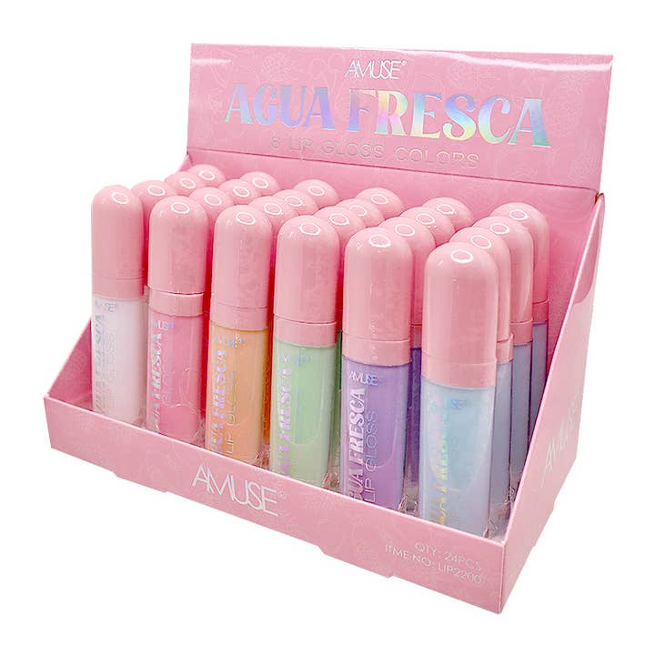 PINEAPPLE Beauty - Wholesale Lip Gloss - AMUSE LIP2200 Agua Fresca Lip Gloss - 24 pcs1