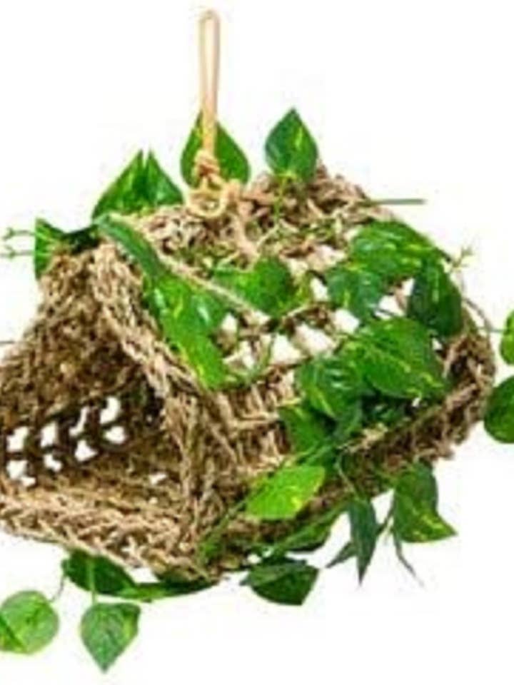 Bird-Life Hanging Hideout Lounger with Vines for wholesale by Penn-Plax