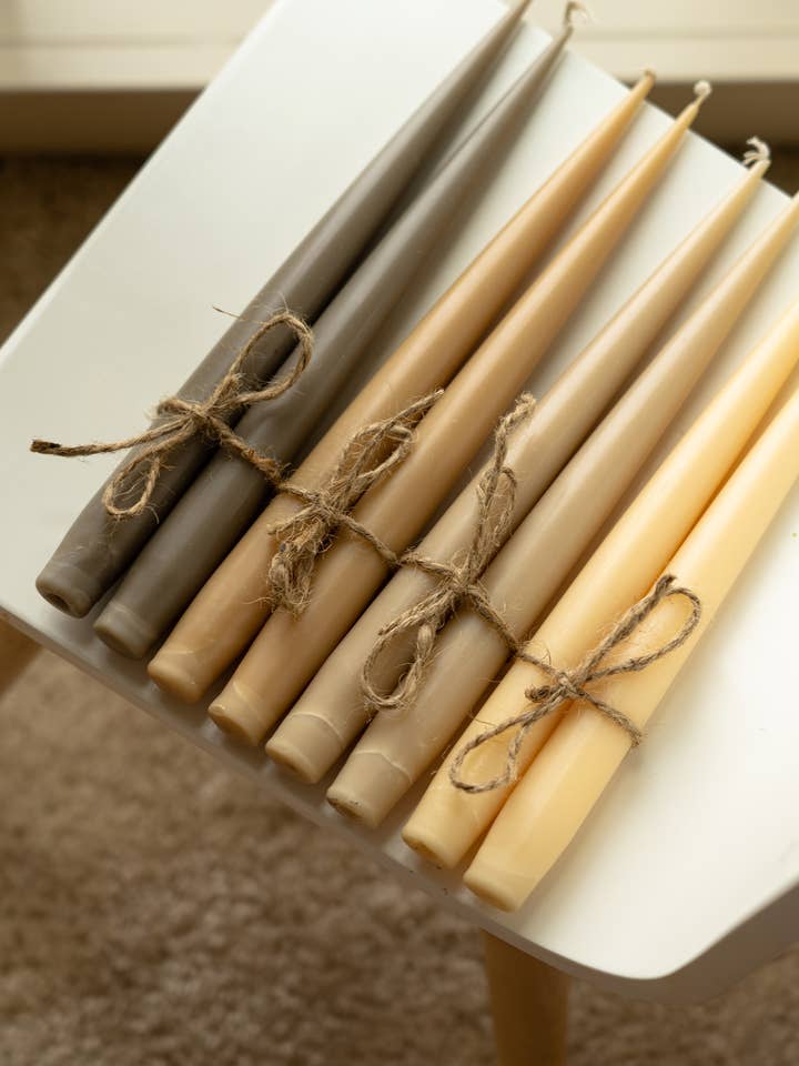 Vela Cónica Estrecha Hecha a Mano para venta al por mayor de Creating Comfort Lab