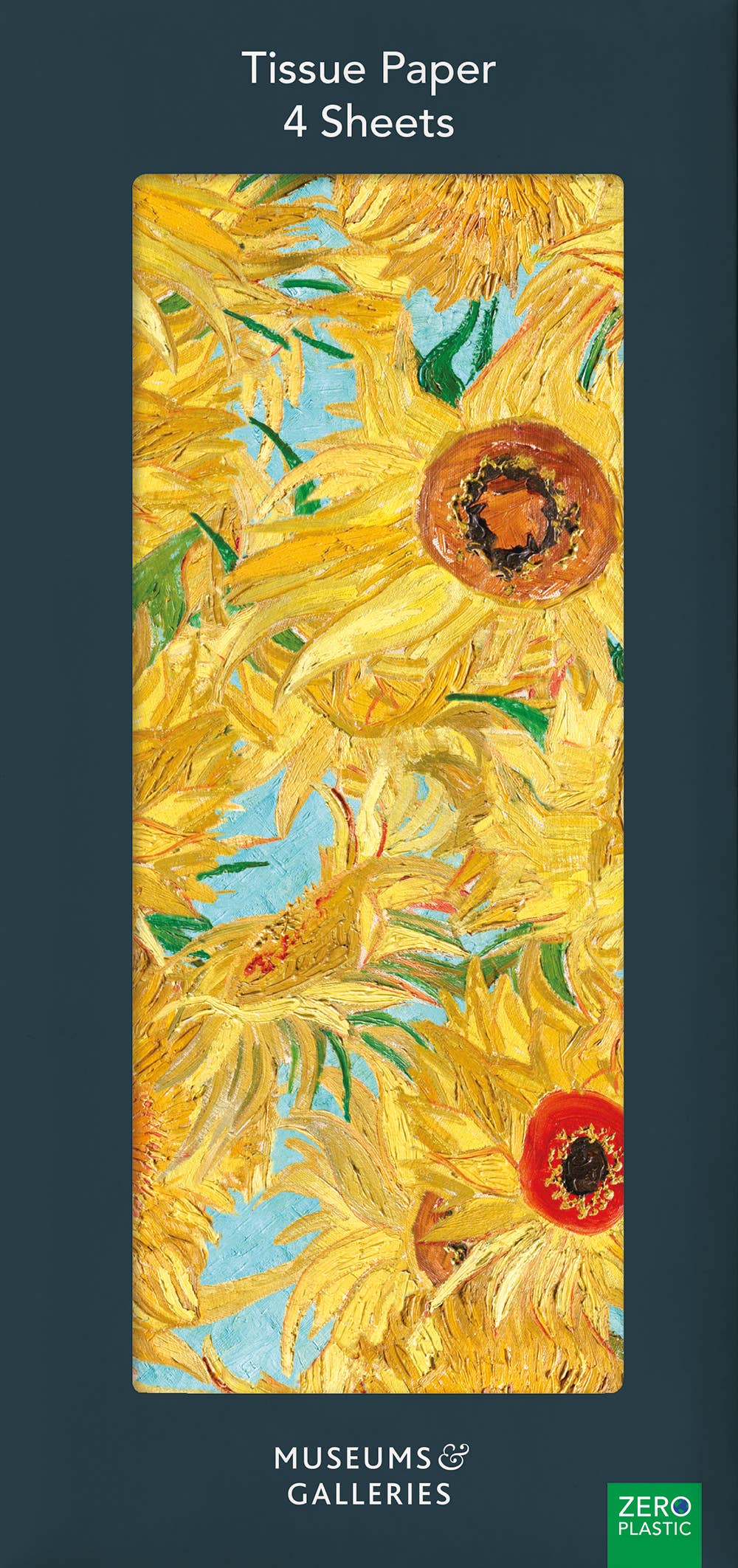Notes & Queries, Inc. - Vente Papiers de soie - MOUCHOIRS EMBALLÉS TOURNESOLS VAN GOGH0