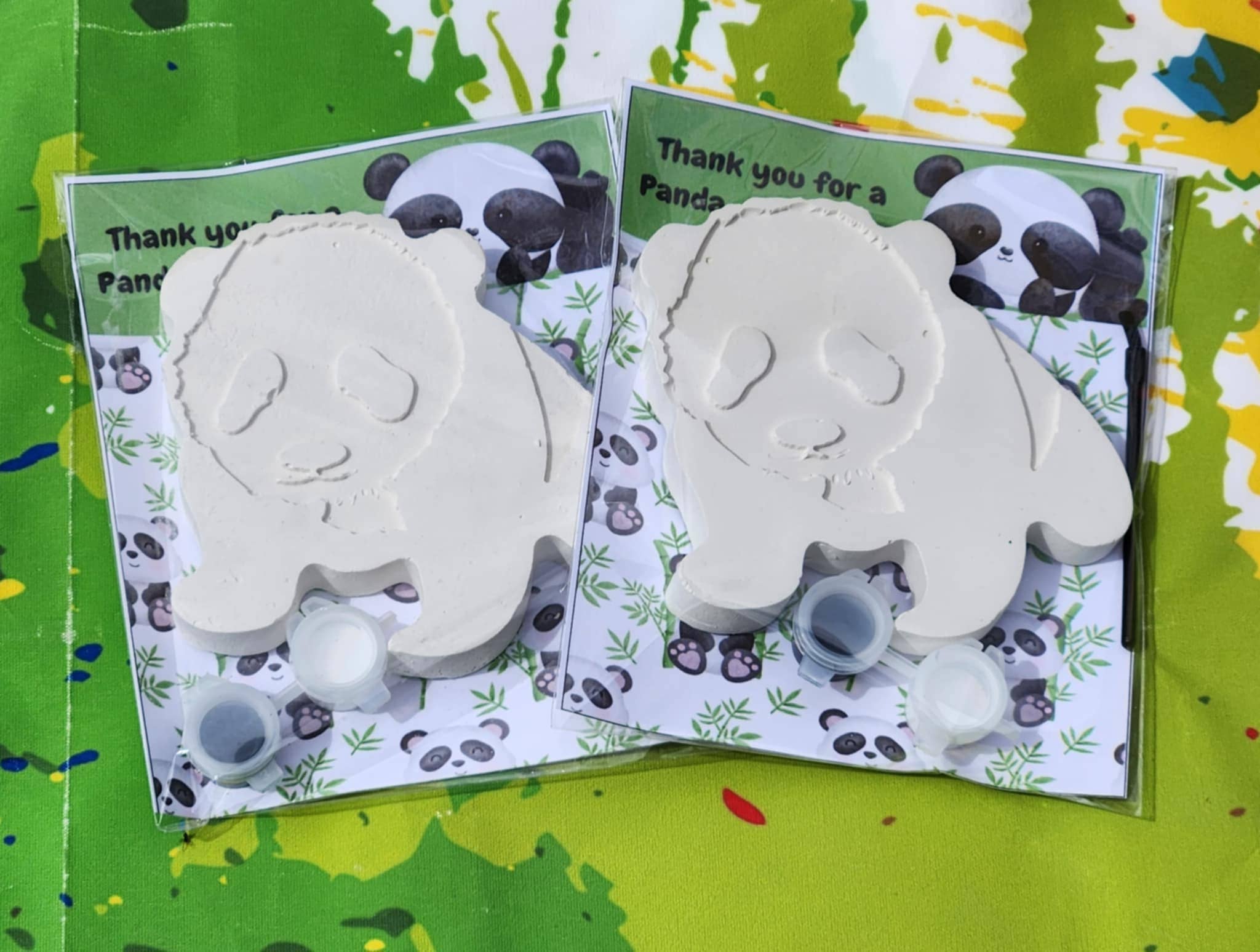Snazzy Crayons – Großhandel Bastelset – Kinder – Panda Pflaster Malsets l Panda Partygeschenke| Niedliche Kinderkunst2