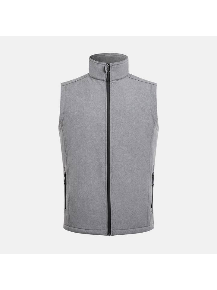 LeeHanTon - Wholesale Outerwear Vest - Men's - LeeHanTon Men’s Micro Fleece Lined Core Shell Vest4