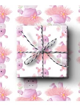 Hippo Geschenkpapier für den Großhandel von k.Patricia Designs