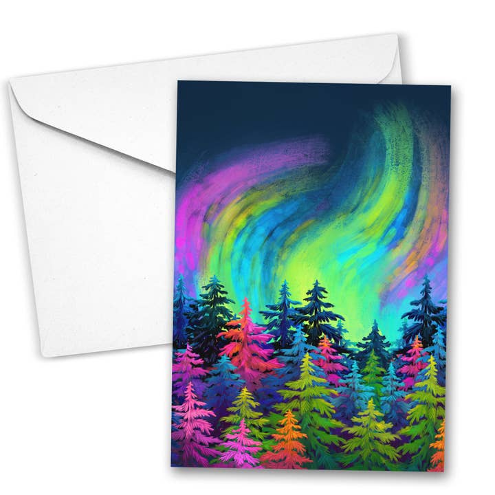 Carte de vœux charmante Aurora pour la vente par Amanda Rose Warren