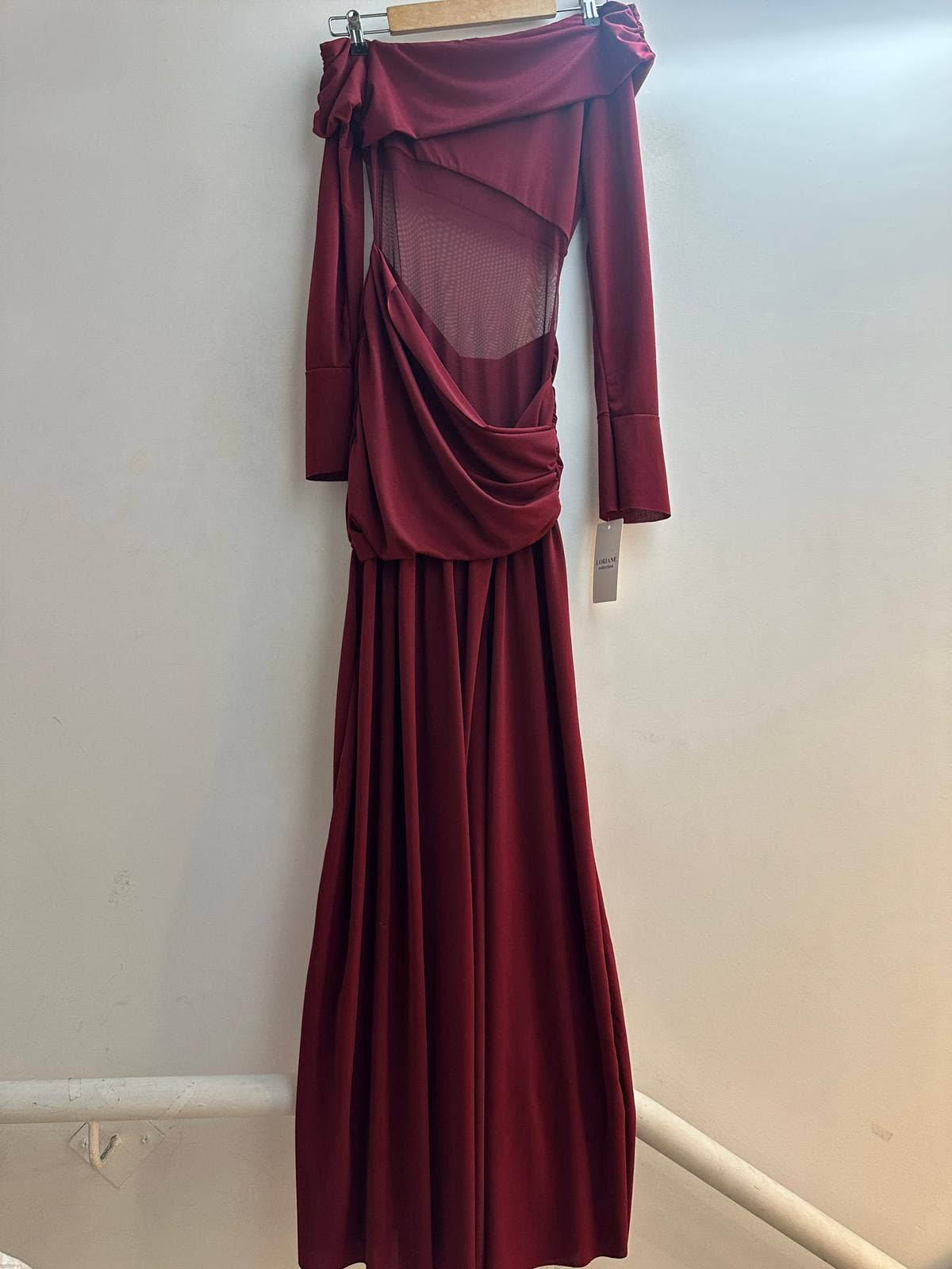 LORIANE - Wholesale Dress - Women's - 7386 61143 Long plain dress6