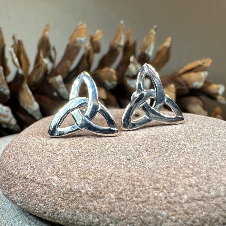 Celtic Crystal Designs Jewelry & Gifts - Wholesale Stud/Post Earrings - Zephyr Celtic Trinity Knot Earrings9