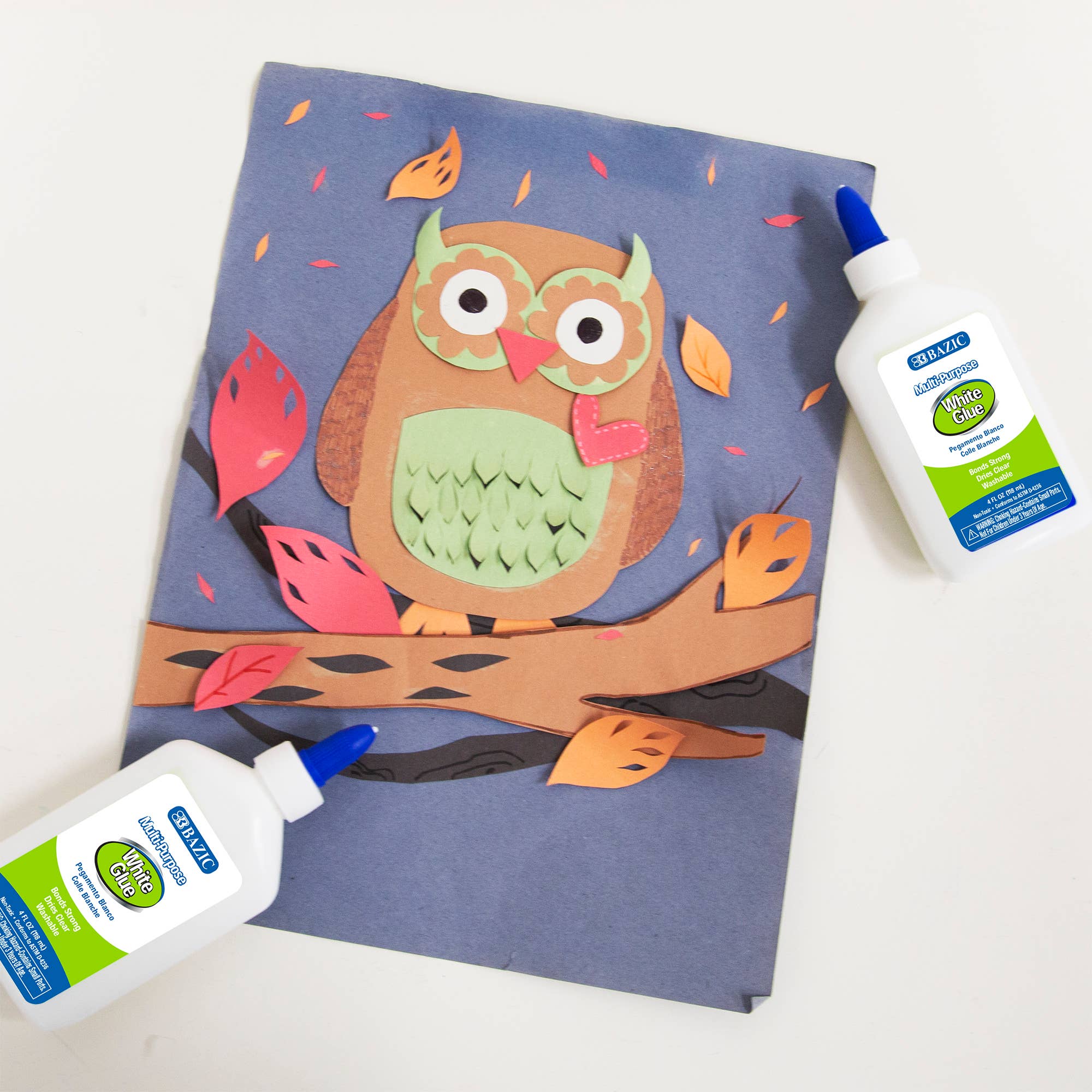 BAZIC Products - Wholesale Glue - Clear Glue & White Glue & Glue Stick Sets (3/Pack)5