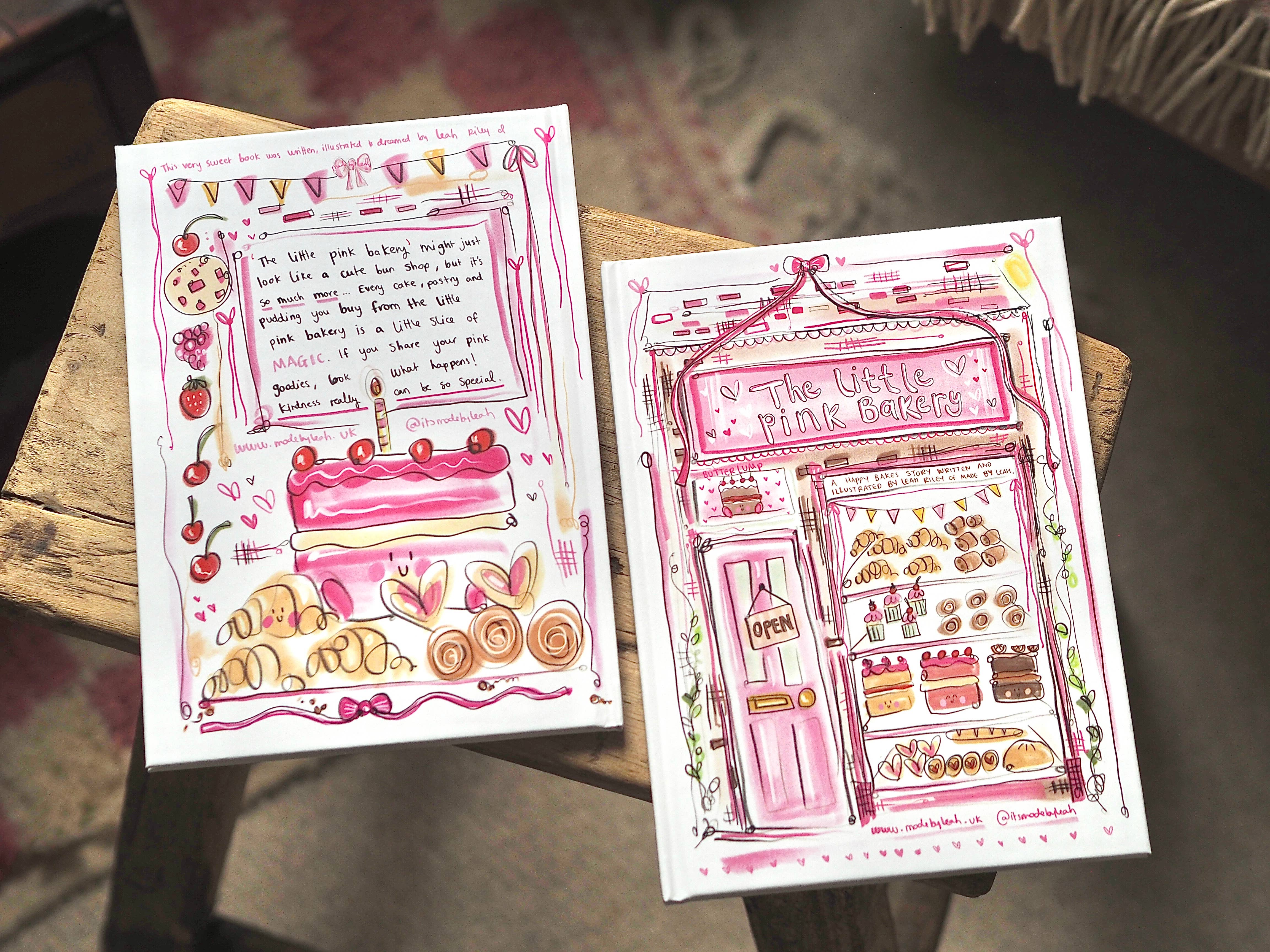 Made by Leah – wholesale Pre-school book (3–5) – ‘The Little Pink Bakery’ Children’s Book12