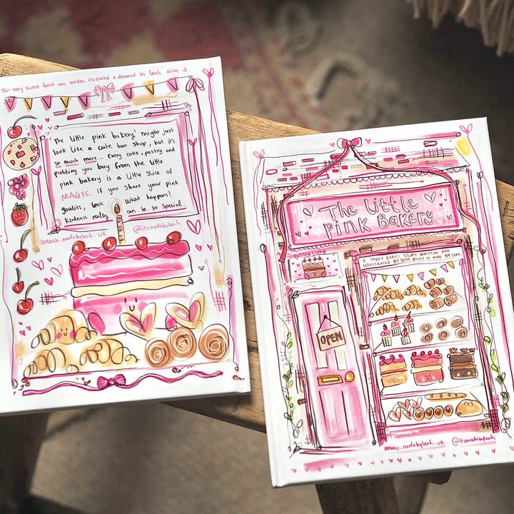 Made by Leah – wholesale Pre-school book (3–5) – ‘The Little Pink Bakery’ Children’s Book12