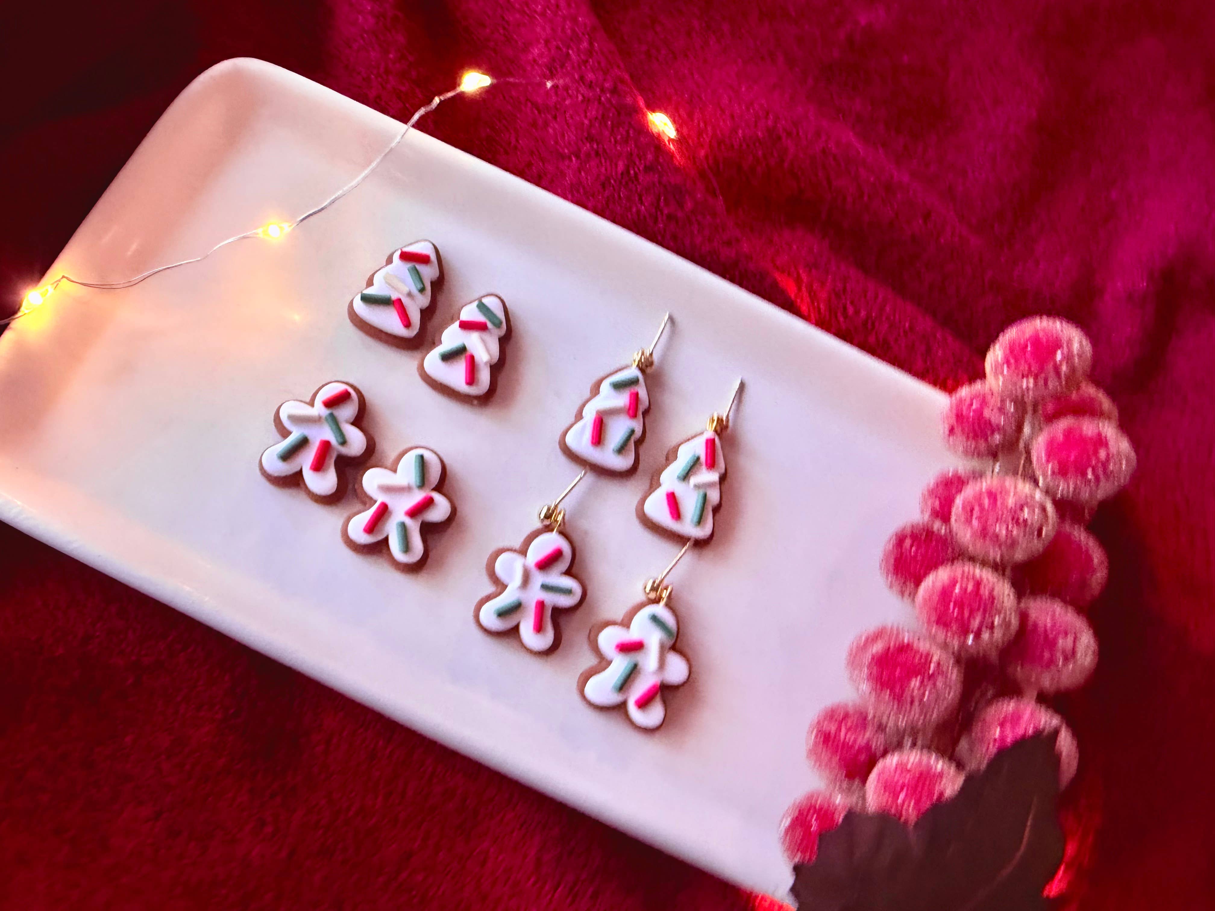 SeizeTheClayJewelry - Wholesale Dangle Earrings - Iced Cookie Earrings, Cookie Clay Earrings, Sprinkle Cookies6