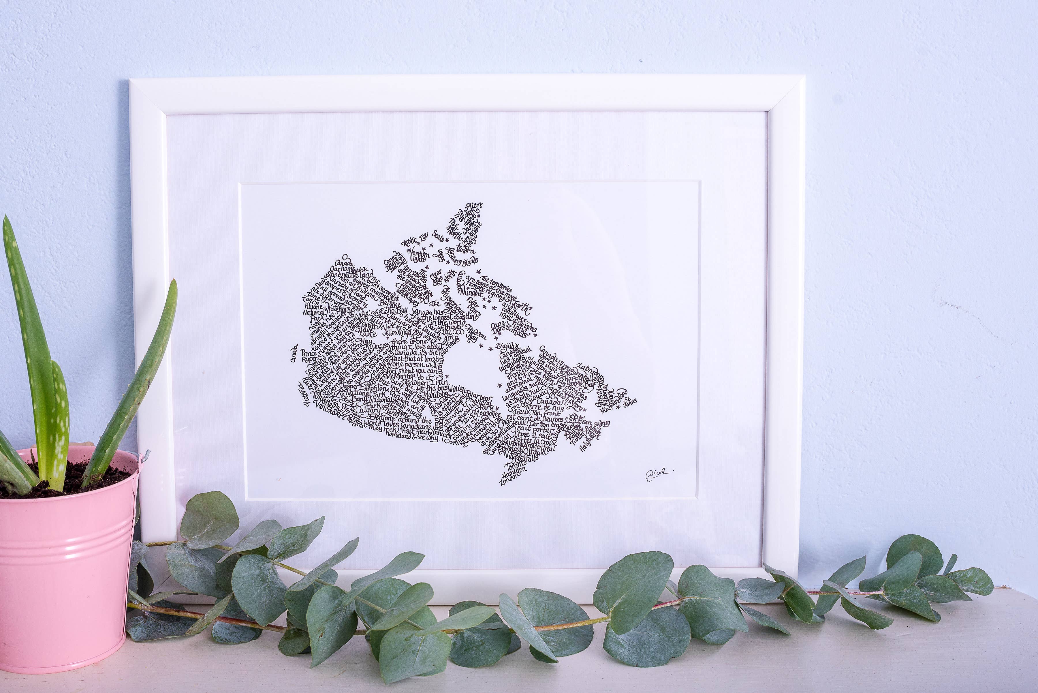 Nicole Elders – wholesale Art print – Canada, Mounted Print, 12x16 Inch0