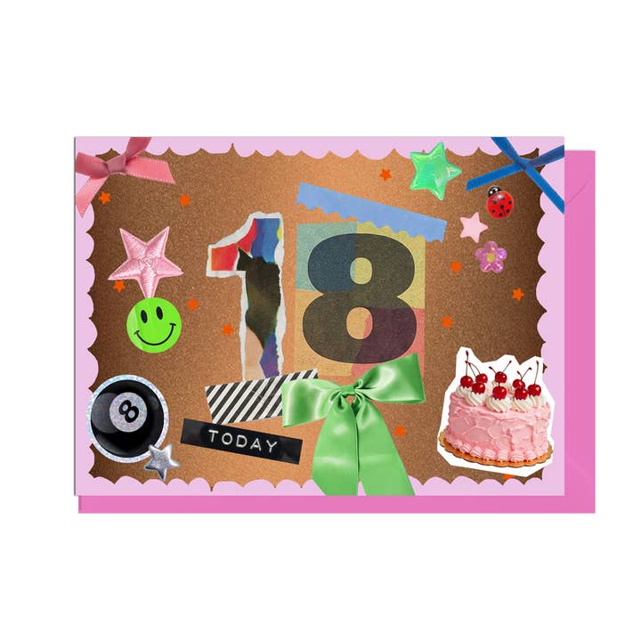 18 VANDAAG, JUNK JOURNAL KAART voor wholesale door Jolly Awesome