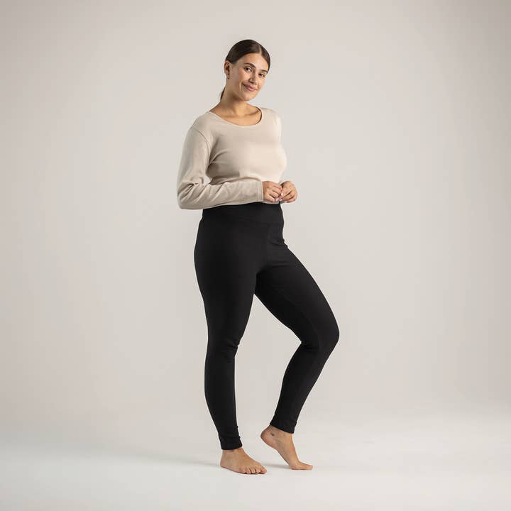 Legging en molleton de coton biologique pour la vente par Maggie's Organics