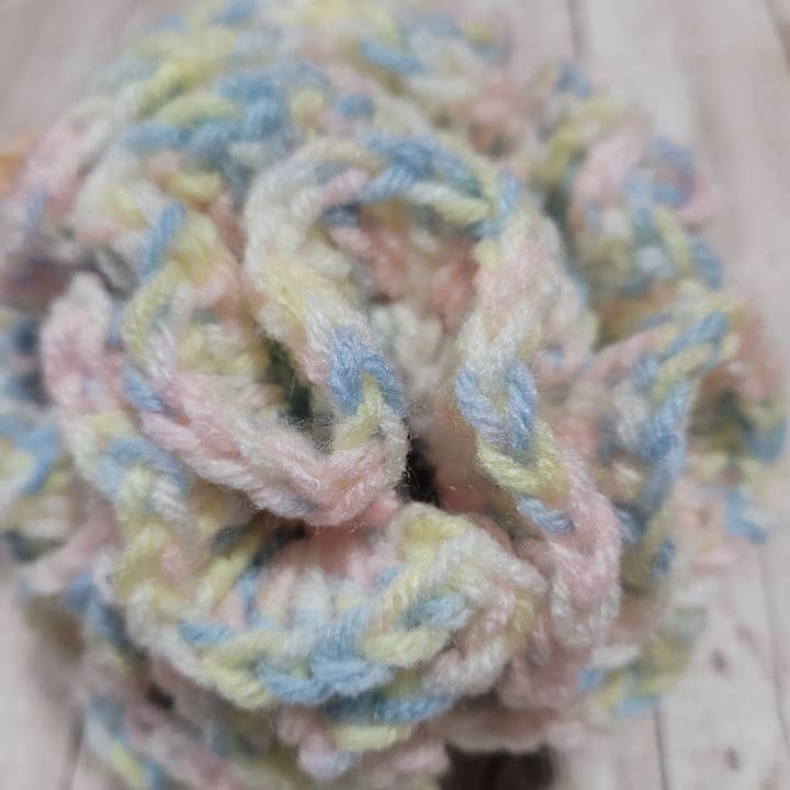 Pastels Shower Puff Bath Sponge for wholesale by Kilted Suds