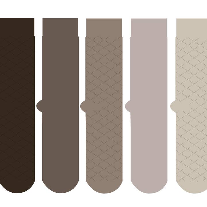 Chaussettes en bambou pour hommes, lot de 5 paires - Marron pour la vente par Urban Knit Slipper Socks & Gifts