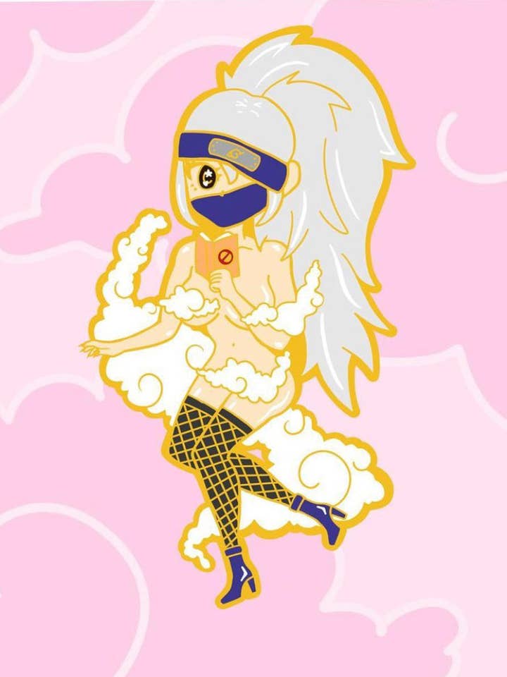 Jutsu Sensei Patreon Pin voor wholesale door Basura Gang