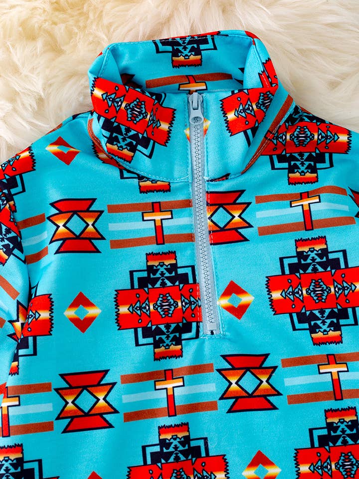 Kids Charm Online - Wholesale Sweatshirt - Kids - BOYS AZTEC PULLOVER SWEATSHIRT. TPB40218 SOL1