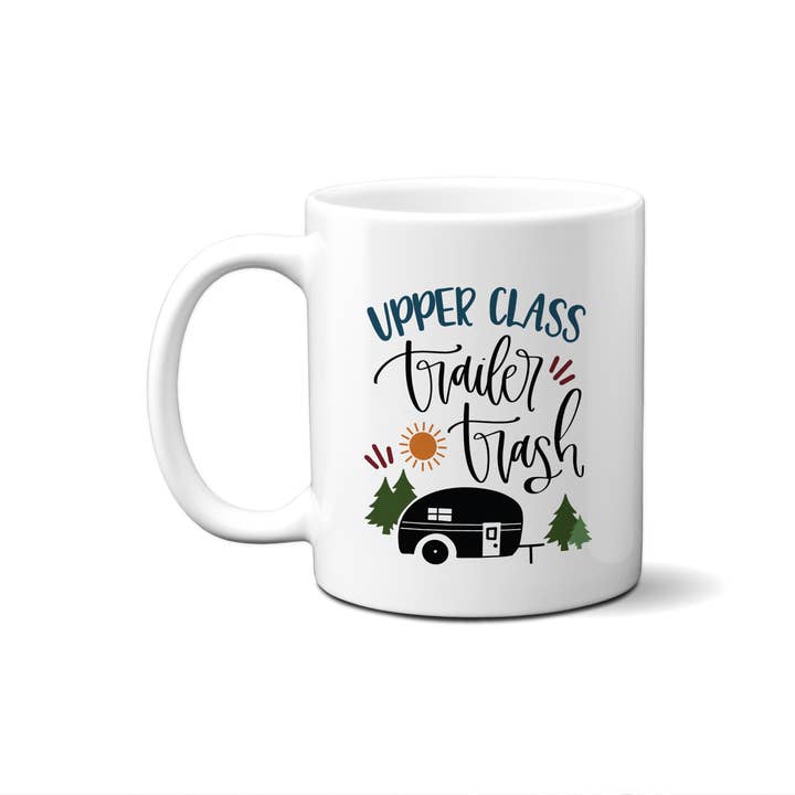 Canary Road - Vente Tasse à café - Tasse amusante Trailer Trash, tasse à café pour camping-cars, barbecue1