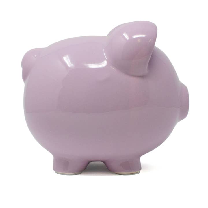 Child To Cherish® - Wholesale Money/Piggy Bank - Kids & Baby - Large Lavender Piggy Bank3