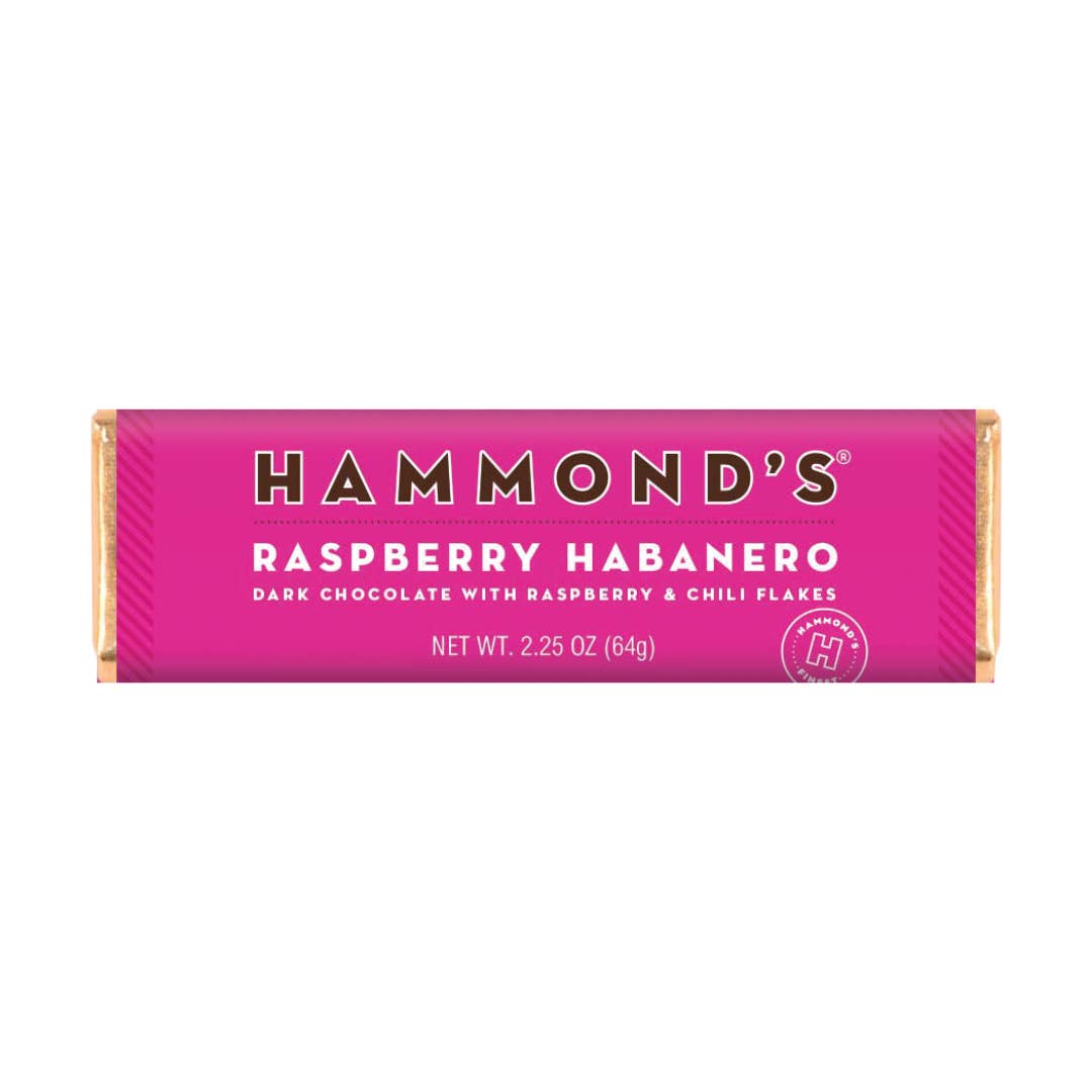 Hammond's Candies - Wholesale Chocolate Bar - Candy Bar - Dark Chocolate - Raspberry Habanero - 2.25 oz