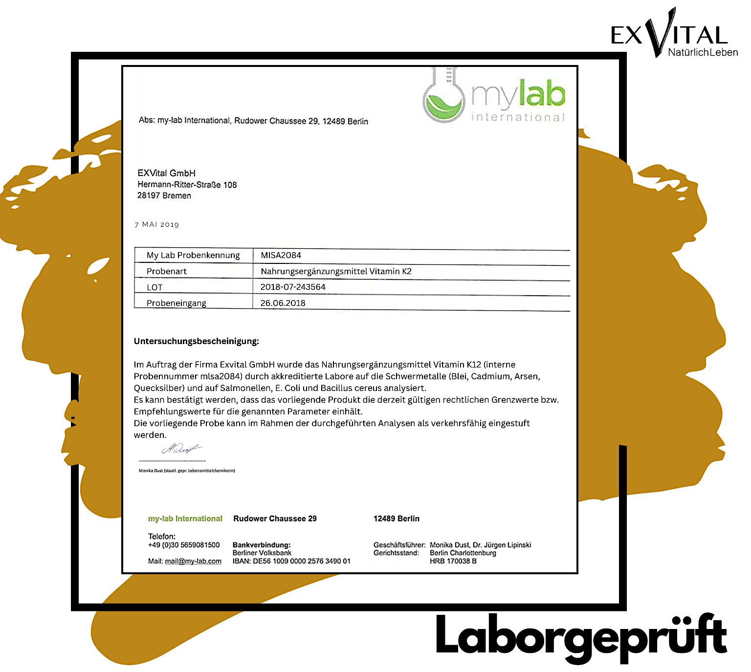 EXVital - Wholesale Oral Supplement/Vitamin - Vitamin K2 MK7 all-trans vitamin (menaquinone) drops 30ml6