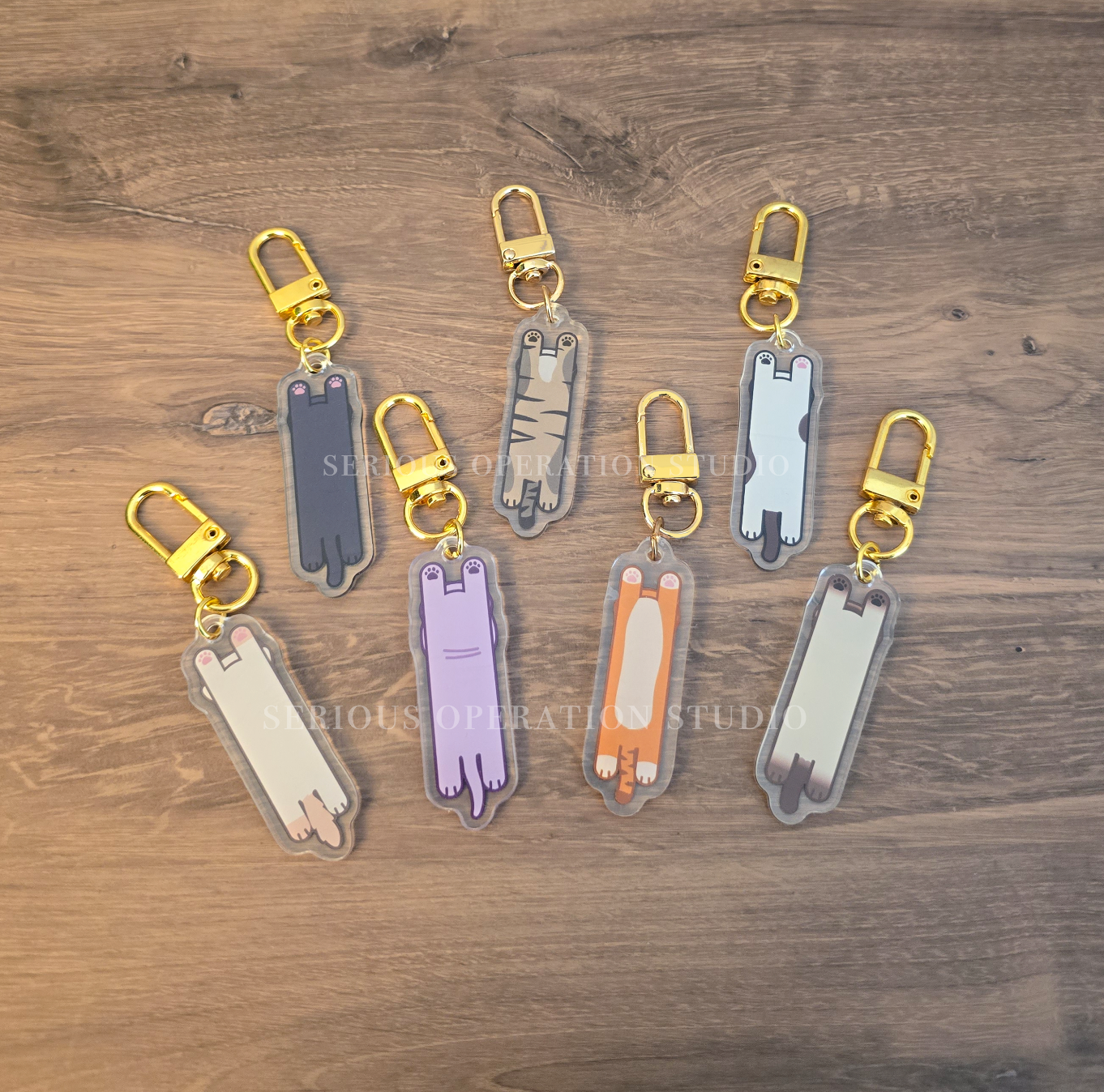 SeriousOperationStudio - Wholesale Keychain - Unisex - Long Cat & Dog Keychains1