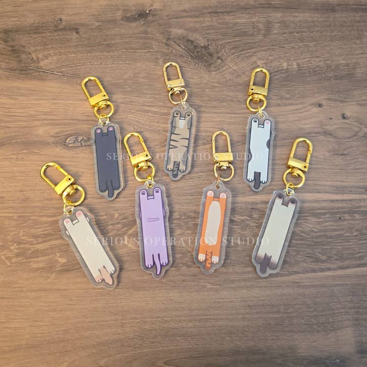 SeriousOperationStudio - Wholesale Keychain - Unisex - Long Cat & Dog Keychains1