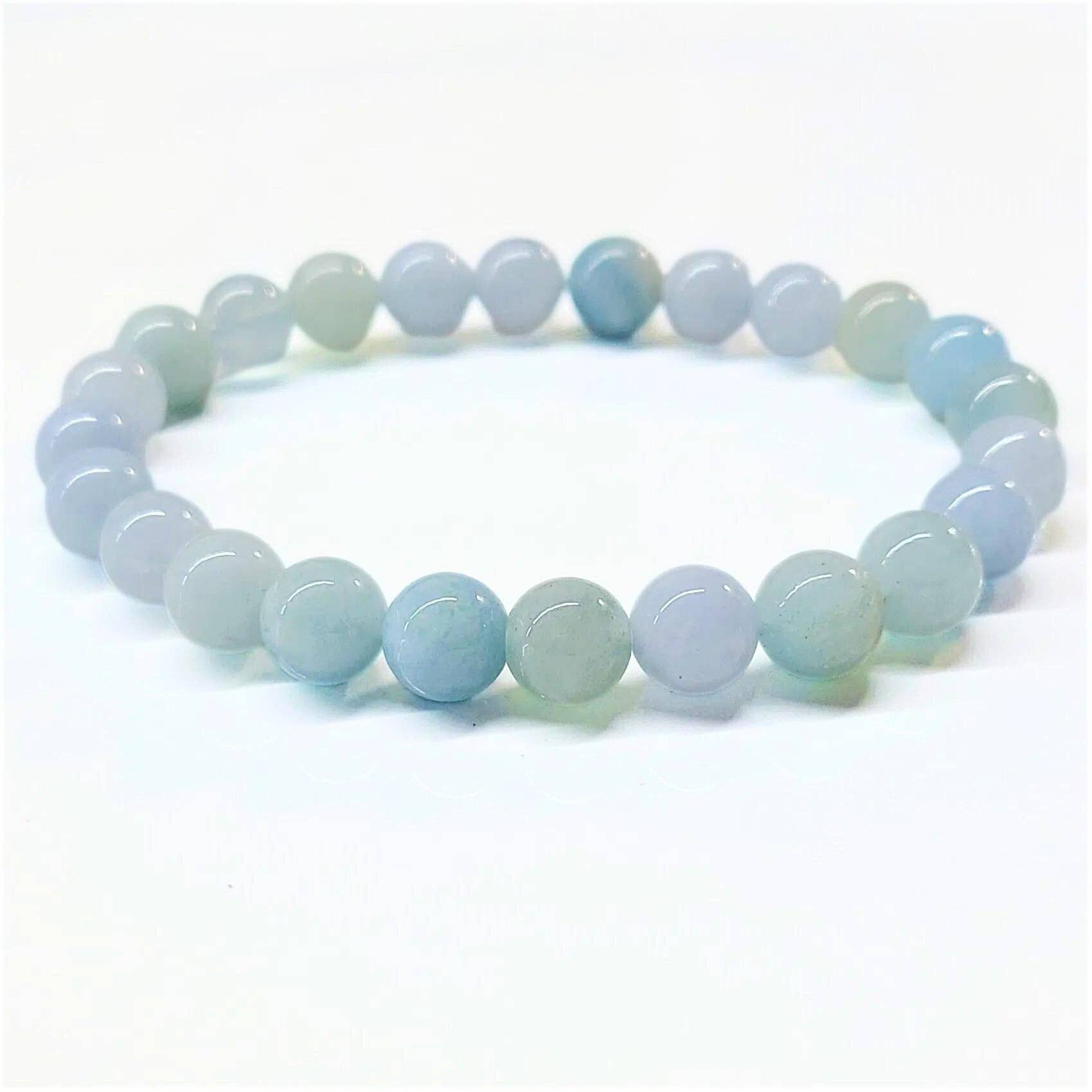 The Healing Sanctuary - Wholesale Prayer Beads Bracelet - Aquamarine Beaded Bracelet 8mm1