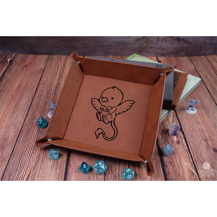 Level 1 Gamers - Wholesale Dice - Cute Griffin - D&D Dice Tray3