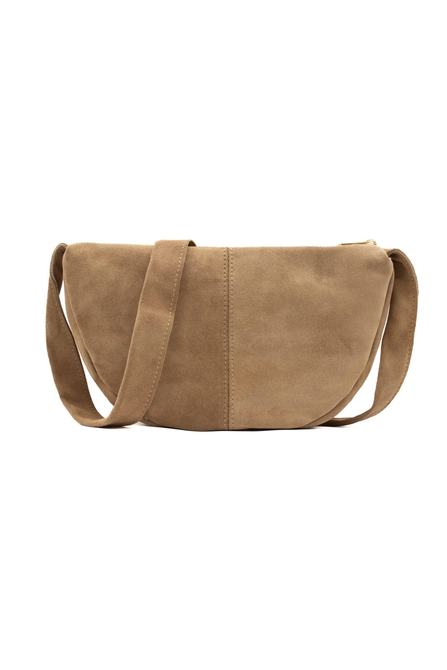 Ellas Trading – wholesale Shoulder bag – women's – Italian Fashion Suede Leather Shopper Tote Shoulder Bag0