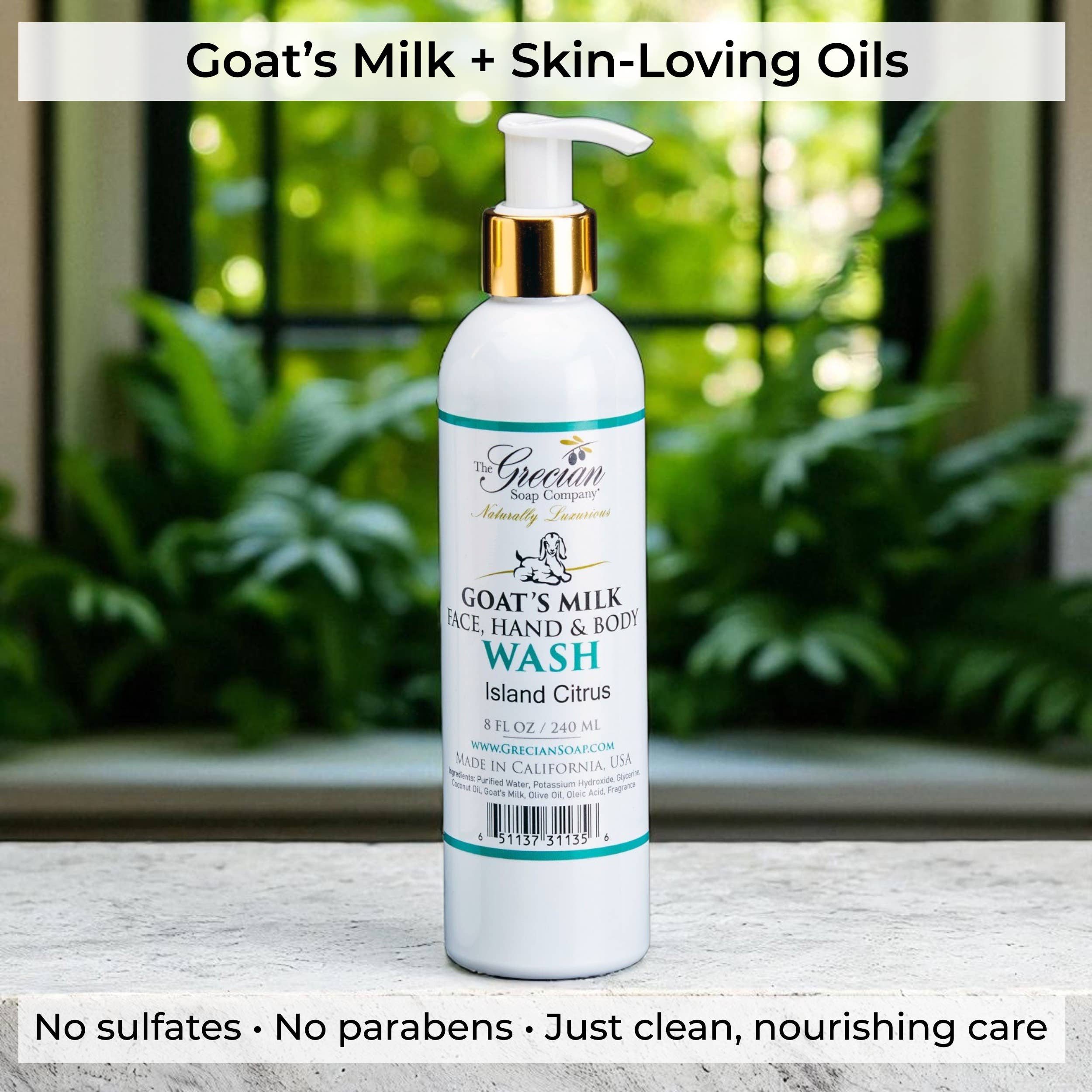 The Grecian Soap Company - Wholesale Body Wash/Shower Gel - Goat Milk Soap Natural Body Wash - Handmade Soap1