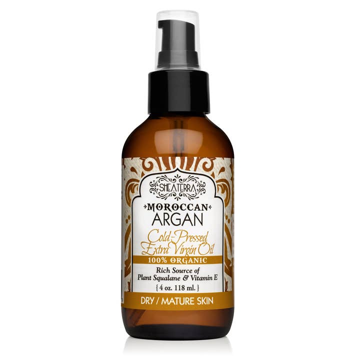 100% pure Marokkaanse argan extra vierge olie (gecertificeerd biologisch) 4 oz. maat voor wholesale door Shea Terra Organics