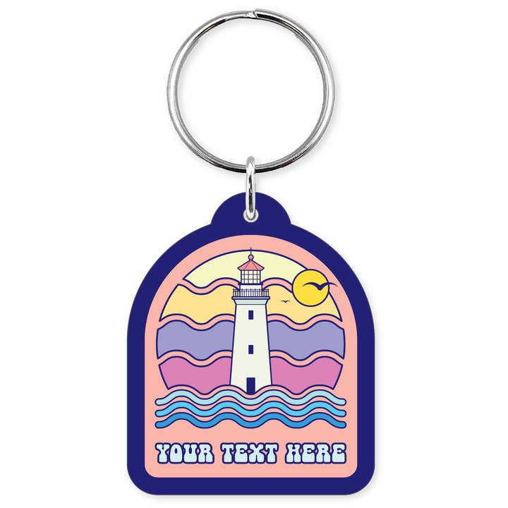 Morris Magnets - Wholesale Keychain - Unisex - Keychain - Lighthouse Badge1