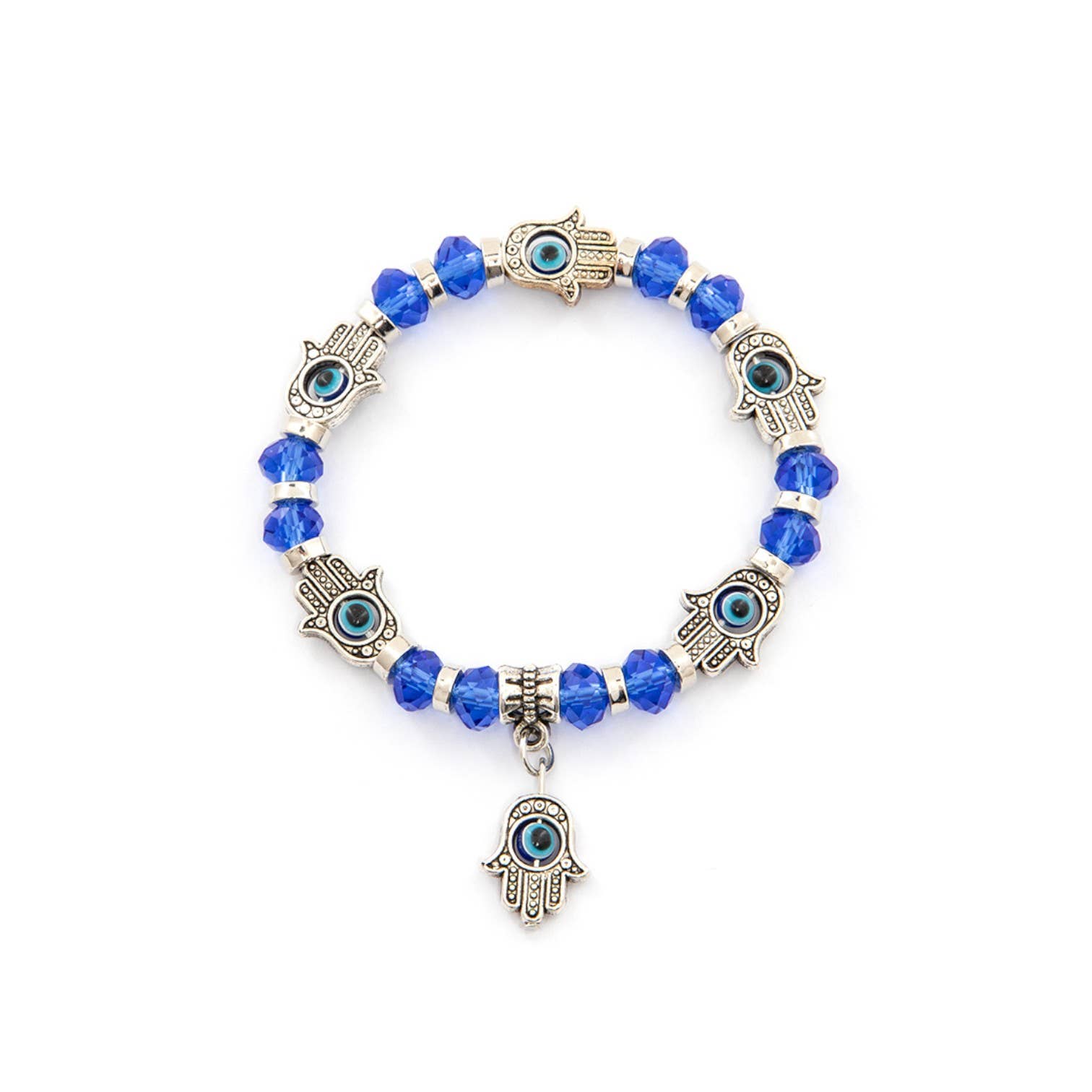 LA Jewelry Plaza - Wholesale Jewelry Set - Hamsa Charm Stretch Bracelet Set1