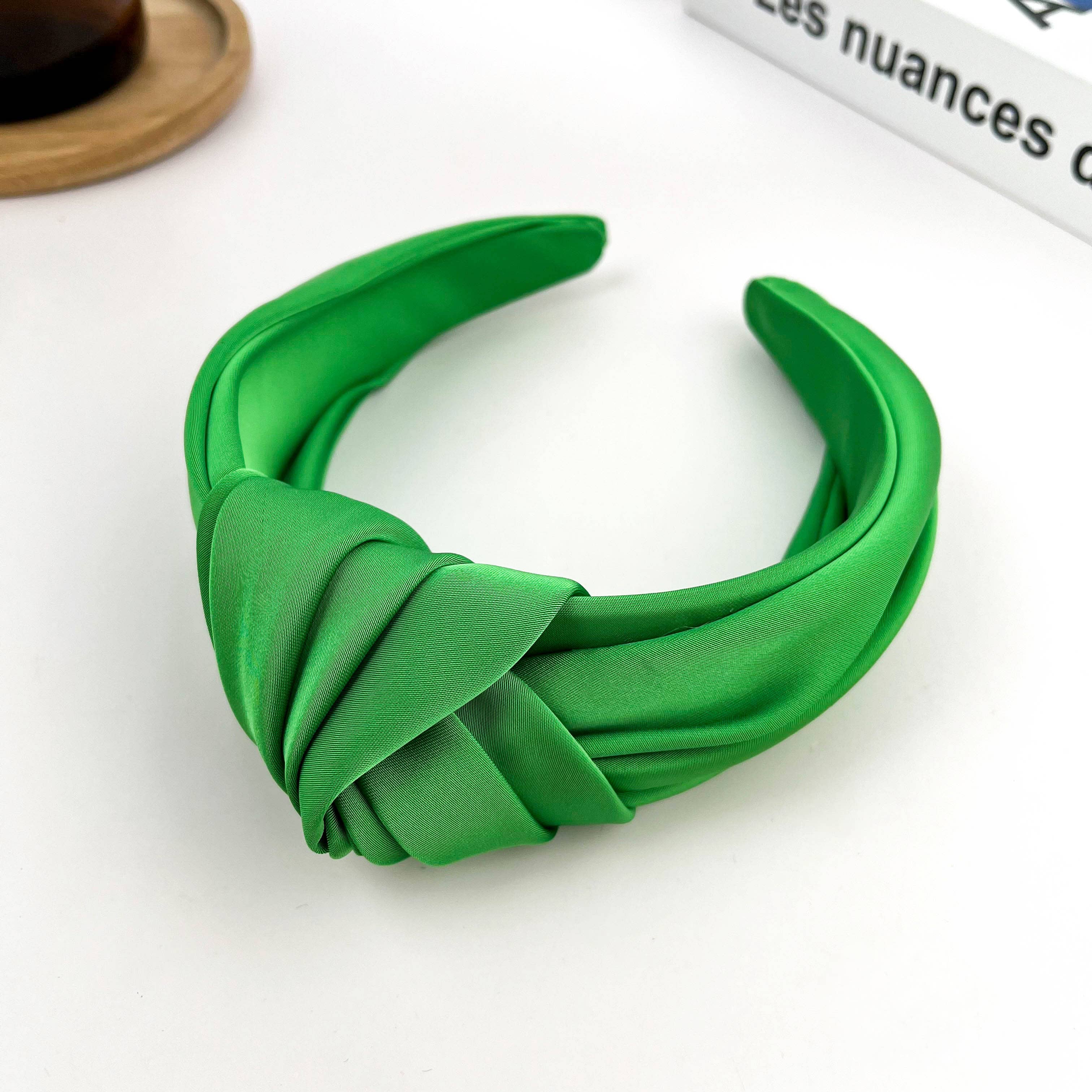 TheDivaSoap – Großhandel Fashion-Stirnband – Damen – Haarreif aus festem Satin mit Knoten, elegantes Haaraccessoire2