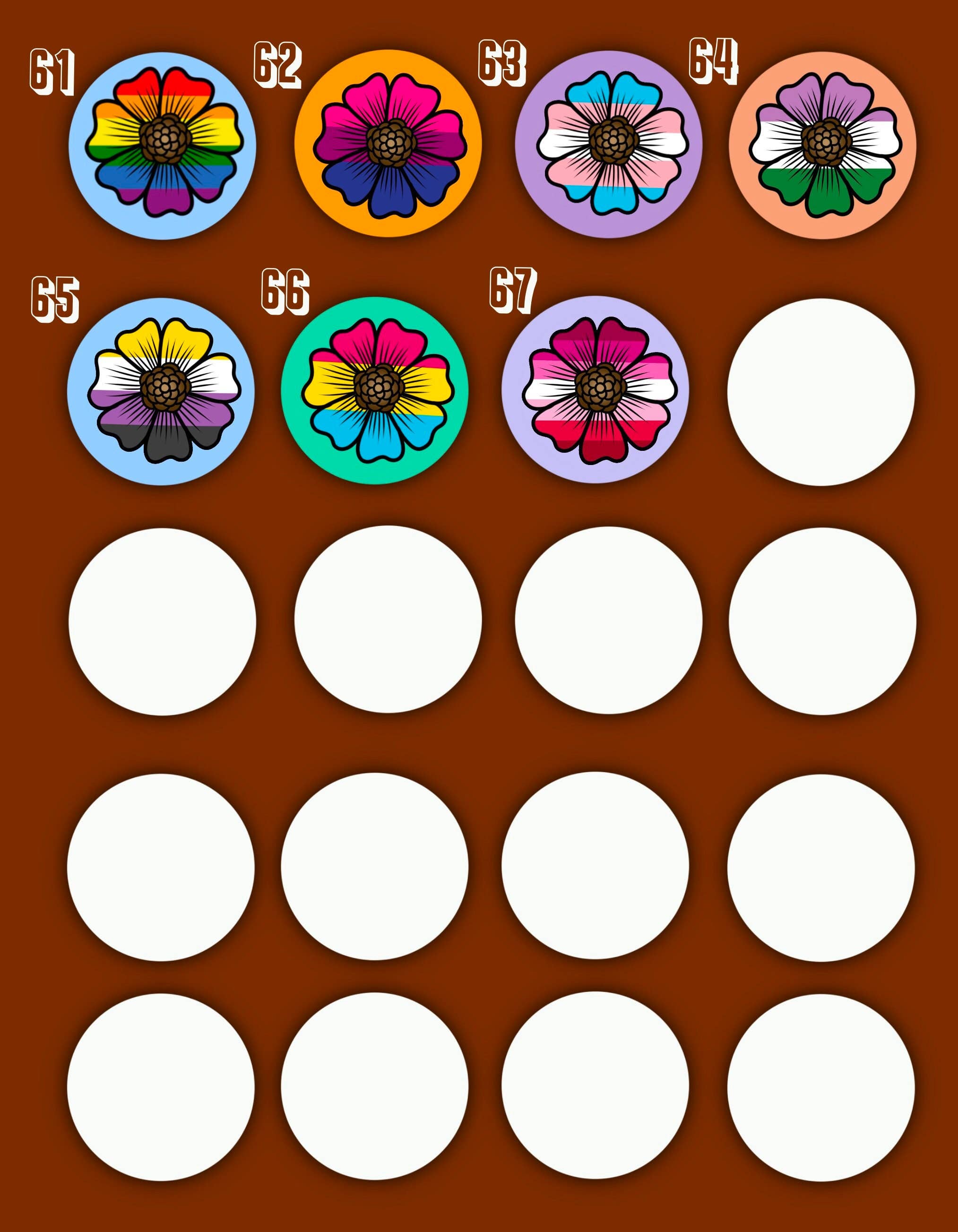 Michaela K Creations – Engroshandel Reversnål/knap – VÆLG - Knappakke (3, 6,10,25,50 knapper)7