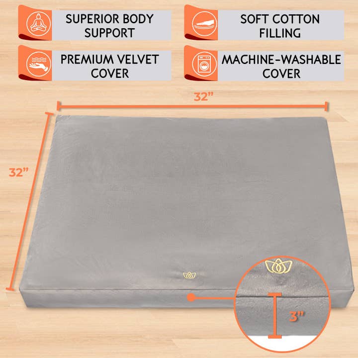 Florensi - Wholesale Meditation Supplies - Meditation Cushion & Mat Set2