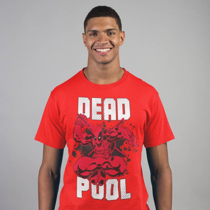 Marvel Deadpool T-Shirt - Jump for wholesale by COTTON DIVISION