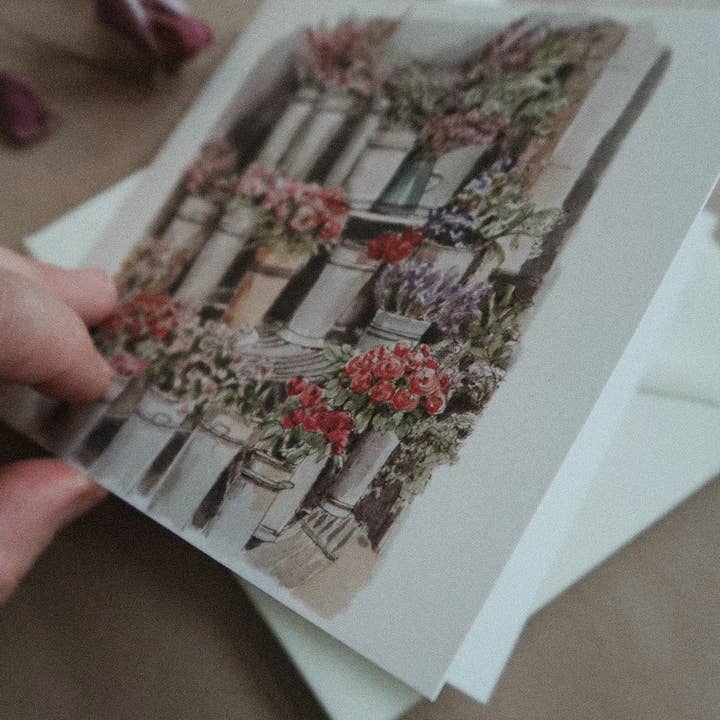 MyDesignPictures – Großhandel Grußkarten für den Alltag – Blumenladen//Faltkarte1