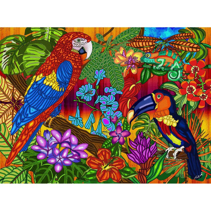 Tropics 1000pcs Jigsaw Puzzle for wholesale by JaCaRou Puzzles Inc.