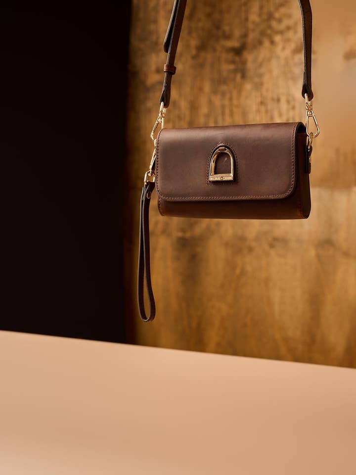 Rider Belt Bag in Havana for wholesale by Oakbark & Chrome