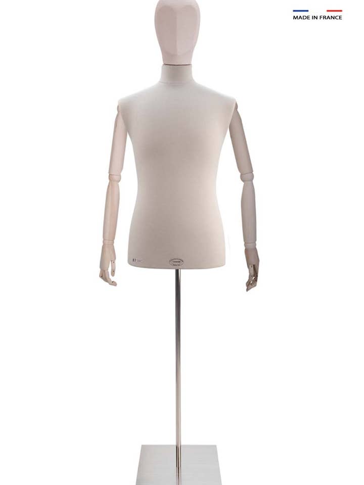 KIT 23 MALE BUST WITH FOAM HEAD for wholesale by SUDMANNEQUIN